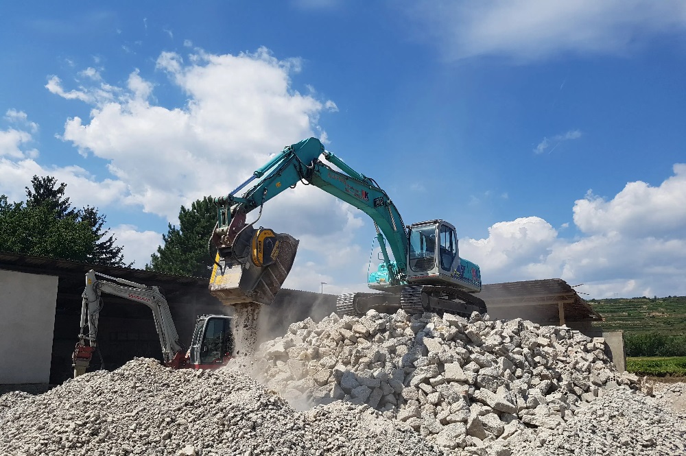 Brecher für Baustoffaufbereitung